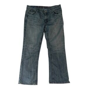 Decree Men's Jeans 38 x 30 bootcut blue denim pants regular fit retro western